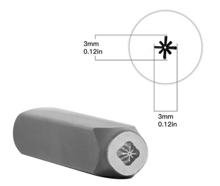 Πλουμίδι ατσάλινο μικρό λουλούδι